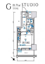 LEXE 横濱関内の間取り画像