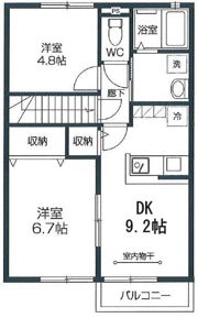 コンフォートガーデニアの間取り画像