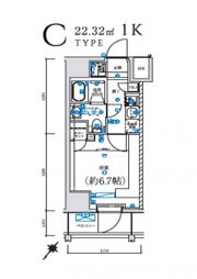 LEXE 横濱関内の間取り画像