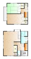 熊中借家35-11の間取り画像