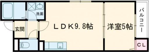 La-Crea曽根の間取り画像