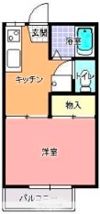 サンハイツ大山Aの間取り画像