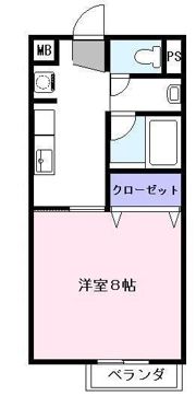 メゾンモンブランの間取り画像