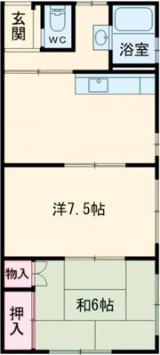 光ハイツの間取り画像