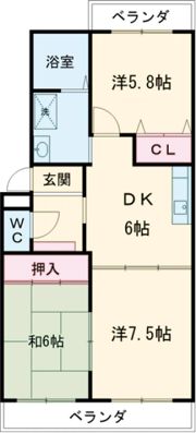 グラシアの間取り画像