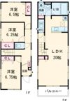 中神町戸建の間取り画像