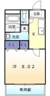 チェリッシュ ハイツの間取り画像
