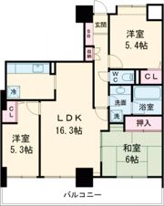 カムザ・スクエア八千代緑が丘タワーズの間取り画像