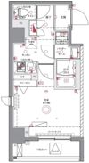 ユリカロゼAZ亀戸Ⅱの間取り画像