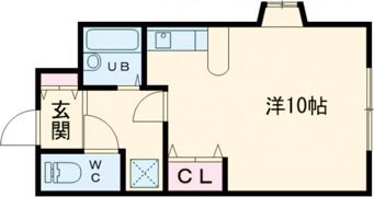 リバーサイド岡田の間取り画像