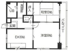 コーポラスkokufuの間取り画像