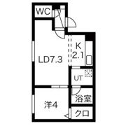 カレラ月寒中央の間取り画像