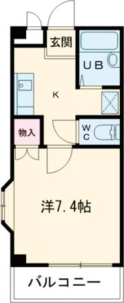 K・Sマンションの間取り画像
