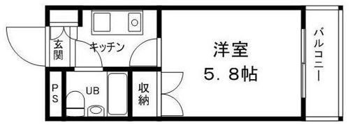 グリーンハイツ南駅前の間取り画像