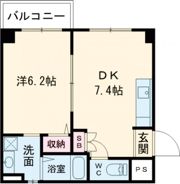 中天マンションの間取り画像