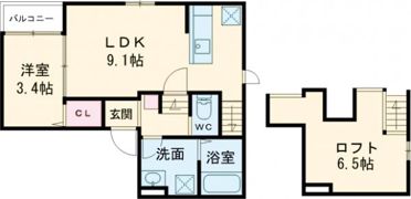 ポラリス小頭町の間取り画像