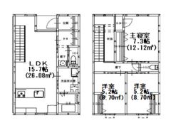 グランメゾンクレスト南蔵王Ⅰの間取り画像