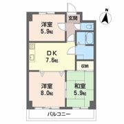 エレナ和歌浦の間取り画像
