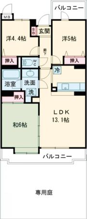 ダイアパレス青梅新町の間取り画像