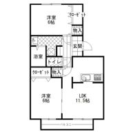 フロリアーデ梅島の間取り画像