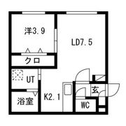Arc Lord ASABU(アークロード麻生)の間取り画像