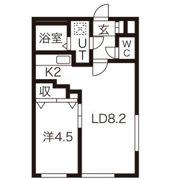 ecoa福住の間取り画像