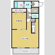 ウッドベルスクエアB棟の間取り画像