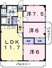 マリッチ白浜の間取り画像