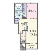 勅使町アパート（027068901）の間取り画像