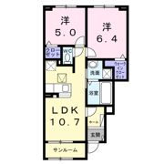 イースト メゾンの間取り画像