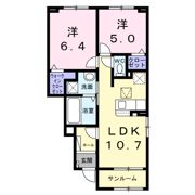 イースト メゾンの間取り画像