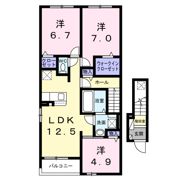 イースト メゾンの間取り画像