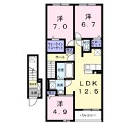 イースト メゾンの間取り画像