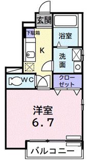 ドミ－ル湘南Aの間取り画像