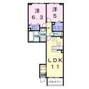 アクア Aの間取り画像