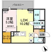 N・D-ROOM IIDACHOU A棟の間取り画像