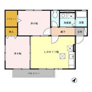 サザンクロスの間取り画像