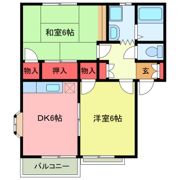グランディール北坂戸の間取り画像