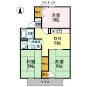 ビラ国分寺 A棟の間取り画像