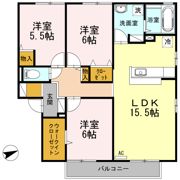 モアレフィナード B棟の間取り画像