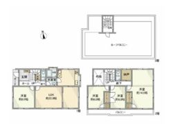 片瀬山1丁目戸建の間取り画像