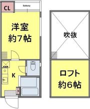 コンフォート黒川の間取り画像
