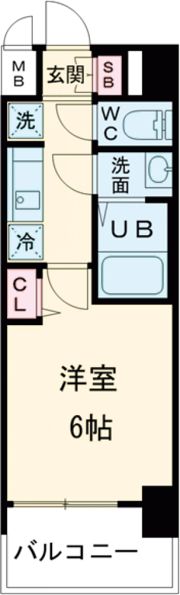 プレサンス名古屋ルクソリアの間取り画像