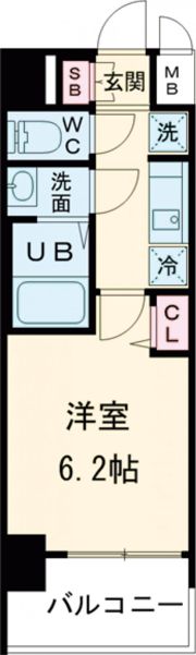 プレサンス名古屋ルクソリアの間取り画像