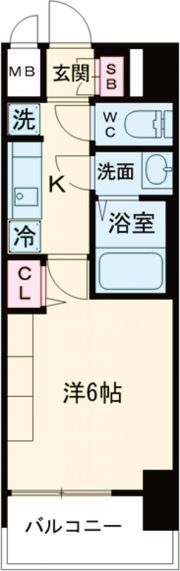 プレサンス名古屋ルクソリアの間取り画像