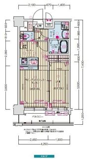 プレサンス名古屋ルクソリアの間取り画像