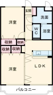 ユーミーしらさぎAの間取り画像