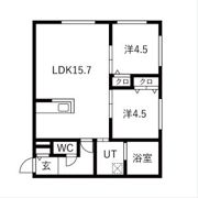 ONE STAGE琴似 (ワンステージコトニ) ※確保済み近隣駐車場ありの間取り画像