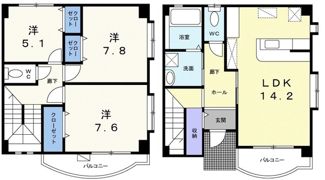 サンリット ノバの間取り画像