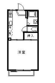 コーポ平成 B棟の間取り画像